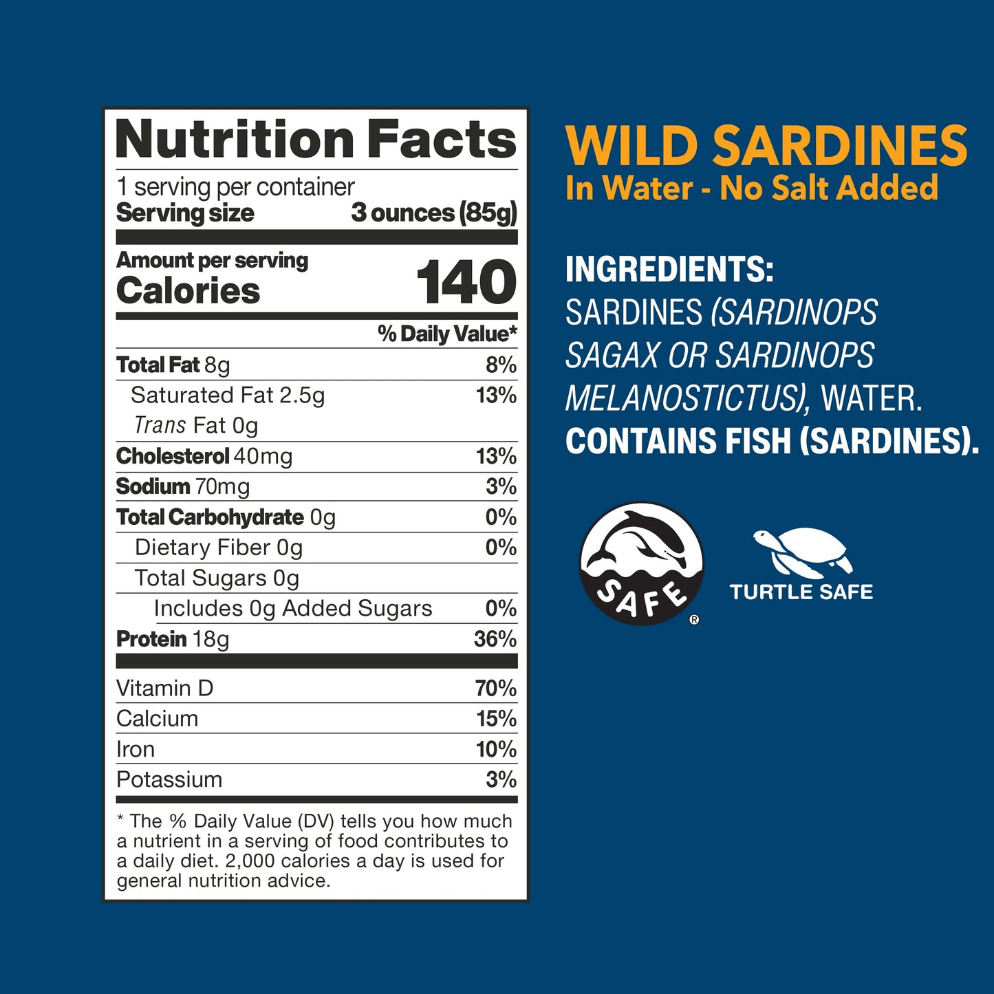 Wild Planet Wild Sardines in Extra Virgin Olive Oil, Lightly Smoked, Tinned Fish, Sustainably Wild-Caught, Non-GMO, Kosher, Gluten Free, 4.4. Ounce (Pack of 12)