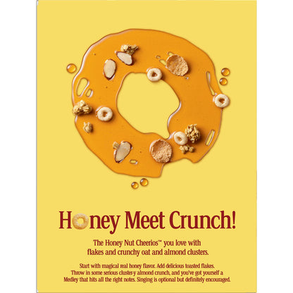 Honey Nut Cheerios Heart Healthy Cereal Cup, 1.8 OZ Single Serve Cereal Cup (Pack of 12)