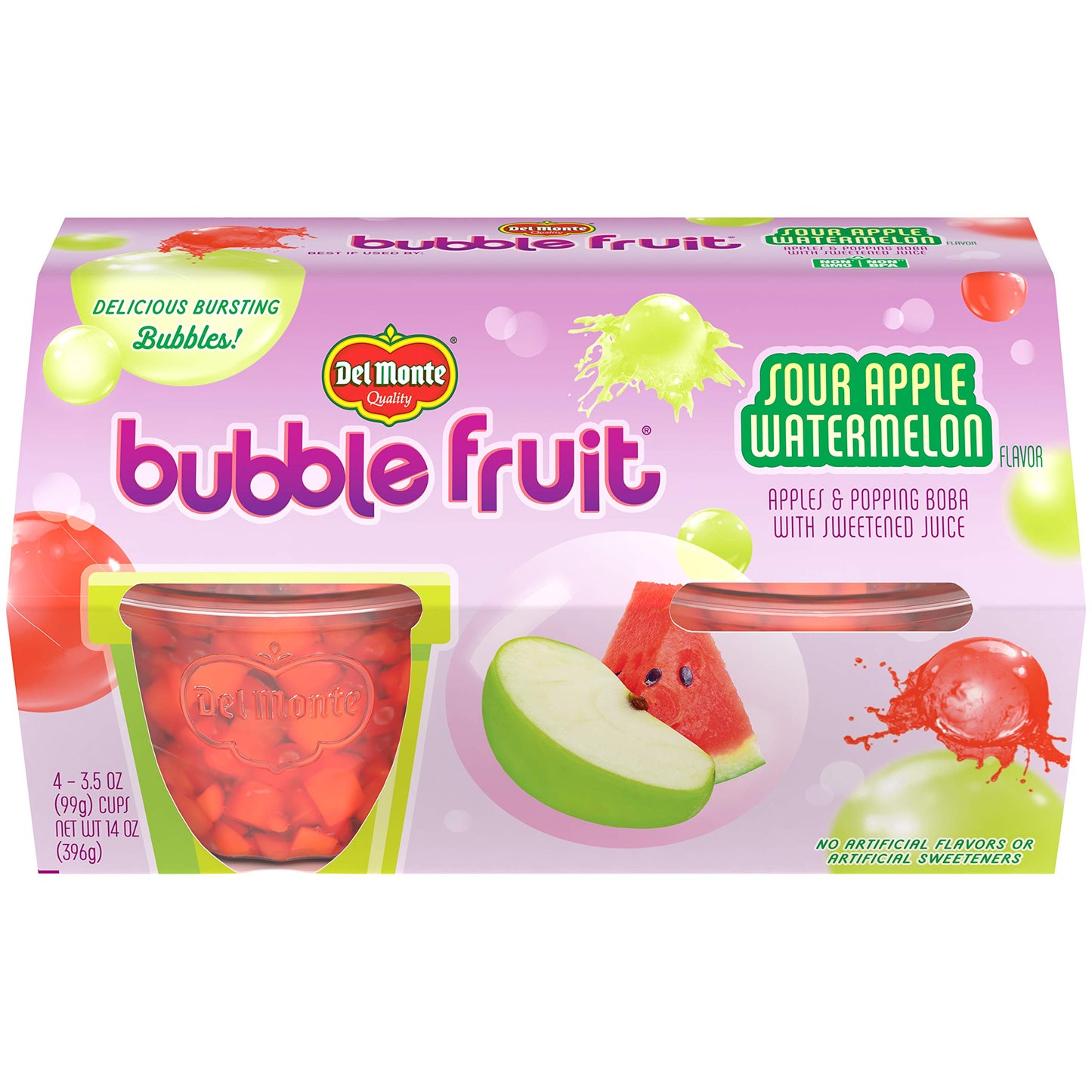 Del Monte Bubble Fruit Snacks, Variety Pack, 3.5 Oz