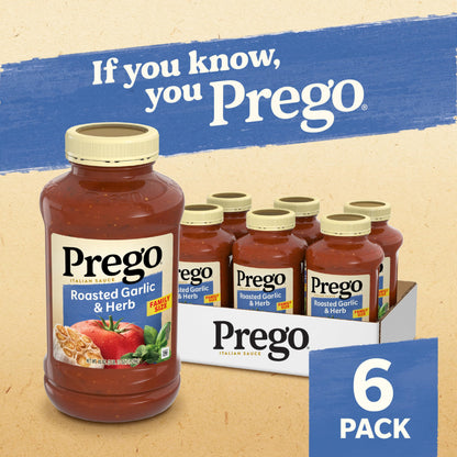 Prego Chunky Tomato with Garlic and Onion Pasta Sauce, 24 Oz Jar