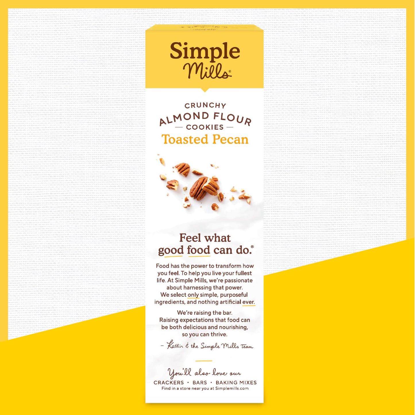 Simple Mills Almond Flour Crunchy Cookies, Chocolate Chip - Gluten Free, Vegan, Healthy Snacks, Made with Organic Coconut Oil, 5.5 Ounce (Pack of 1)