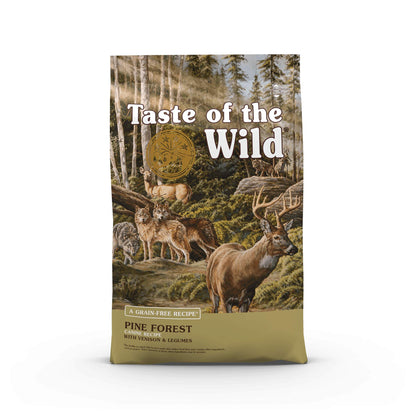 Taste of the Wild High Prairie Canine Grain-Free Recipe with Roasted Bison and Venison Adult Dry Dog Food, Made with High Protein from Real Meat and Guaranteed Nutrients and Probiotics 28lb