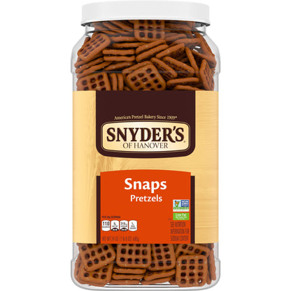 Snyder's of Hanover, Old Fashioned Pretzel Rods, 27 Oz Canister