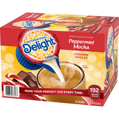 International Delight Coffee Creamer Singles, Sweet & Creamy, Shelf Stable Flavored Creamer, 24 Ct, 16 FL Oz, Pre-Portioned Creamers