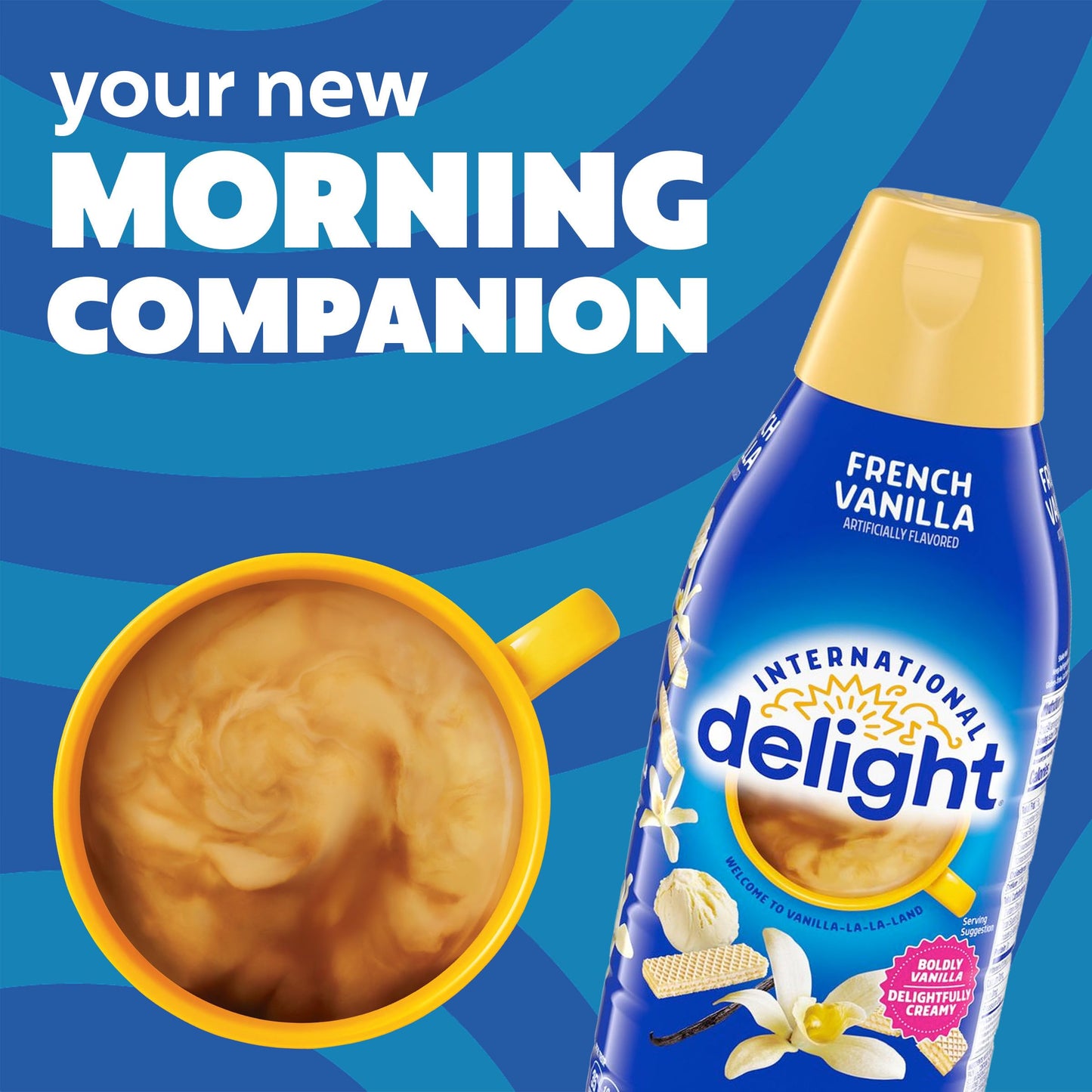 International Delight Coffee Creamer Singles, Sweet & Creamy, Shelf Stable Flavored Creamer, 24 Ct, 16 FL Oz, Pre-Portioned Creamers