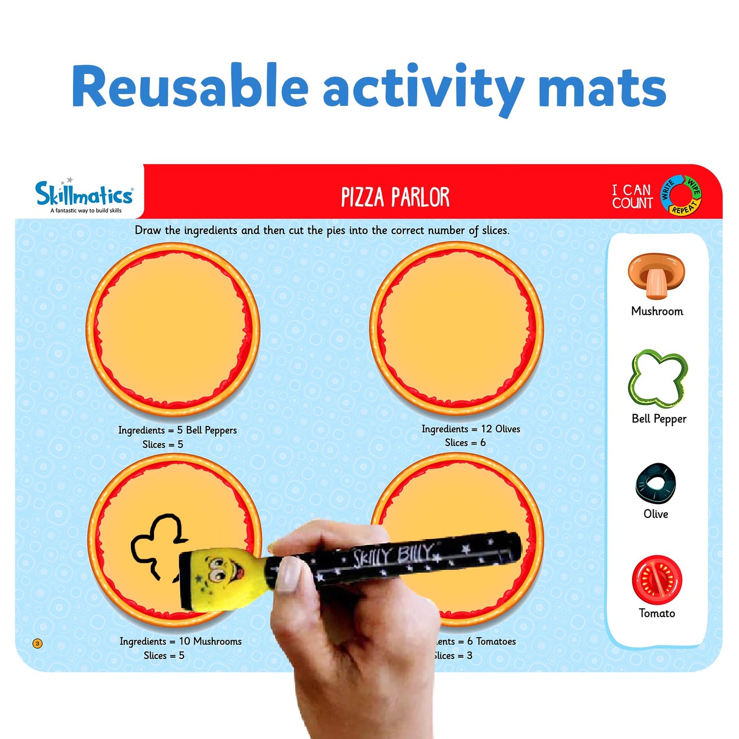 Skillmatics Preschool Learning Activity - Search and Find Educational Game, Perfect for Kids, Toddlers Who Love Toys, Art and Craft Activities, Gifts for Girls and Boys Ages 3, 4, 5, 6