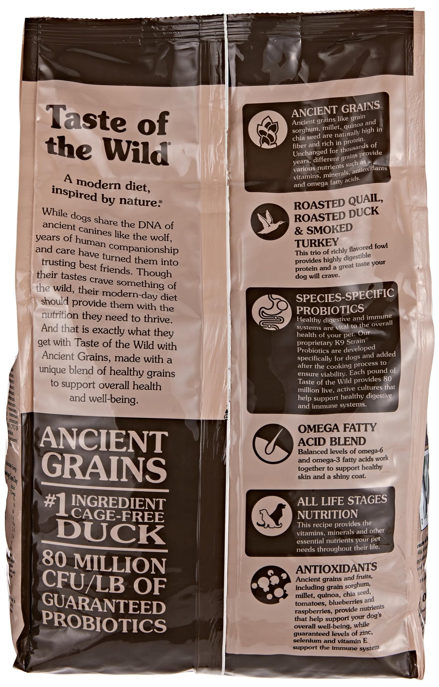 Taste of the Wild High Prairie Canine Grain-Free Recipe with Roasted Bison and Venison Adult Dry Dog Food, Made with High Protein from Real Meat and Guaranteed Nutrients and Probiotics 28lb