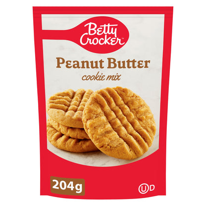 Betty Crocker Peanut Butter Cookie Mix, Makes twelve (12) 2-inch Cookies, 7.2 oz.