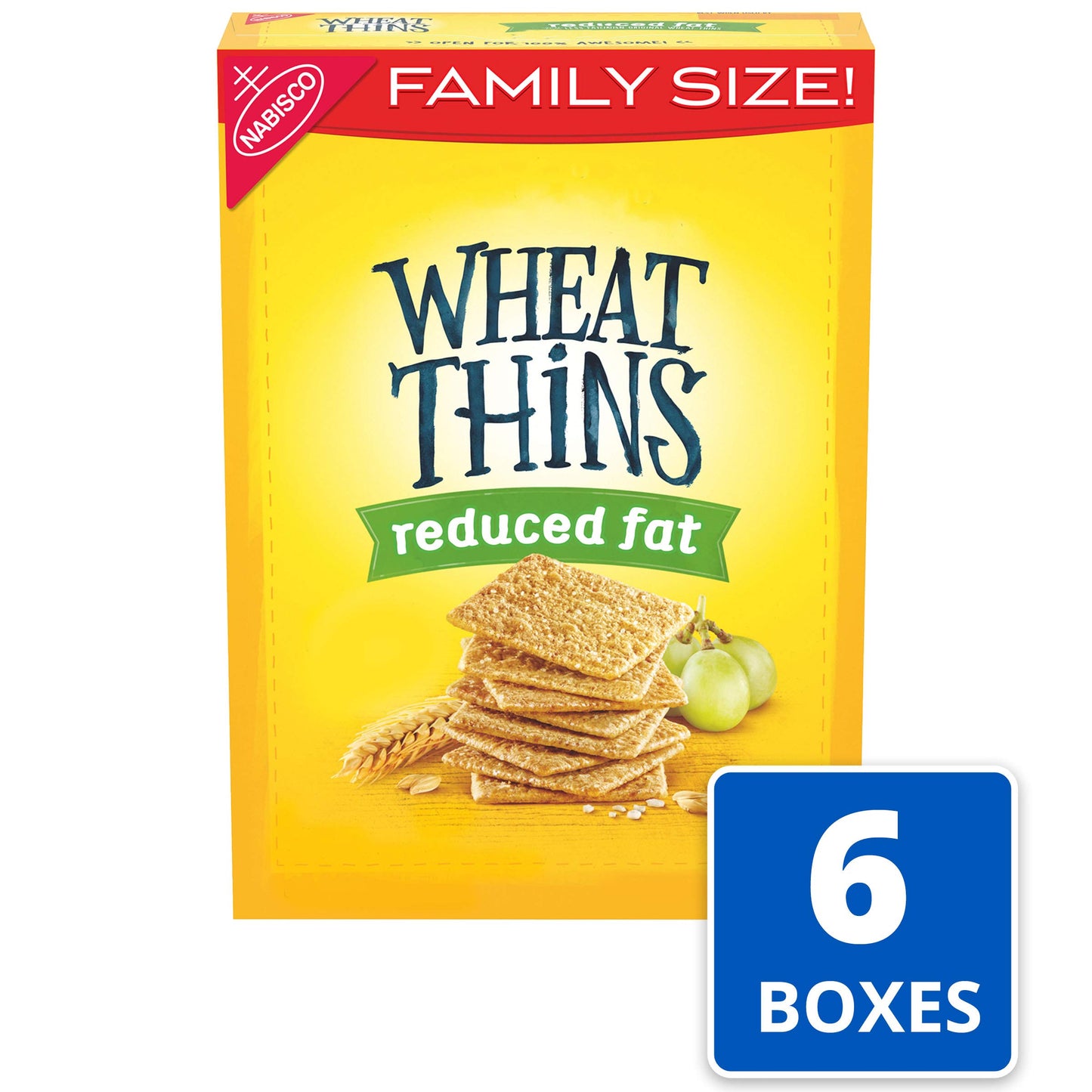 Wheat Thins Original Whole Grain Wheat Crackers, Party Size, 20 oz Box