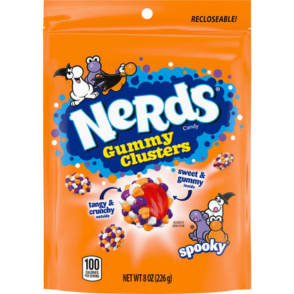 Nerds Gummy Clusters, Spooky Halloween Reclosable Bag, 8oz