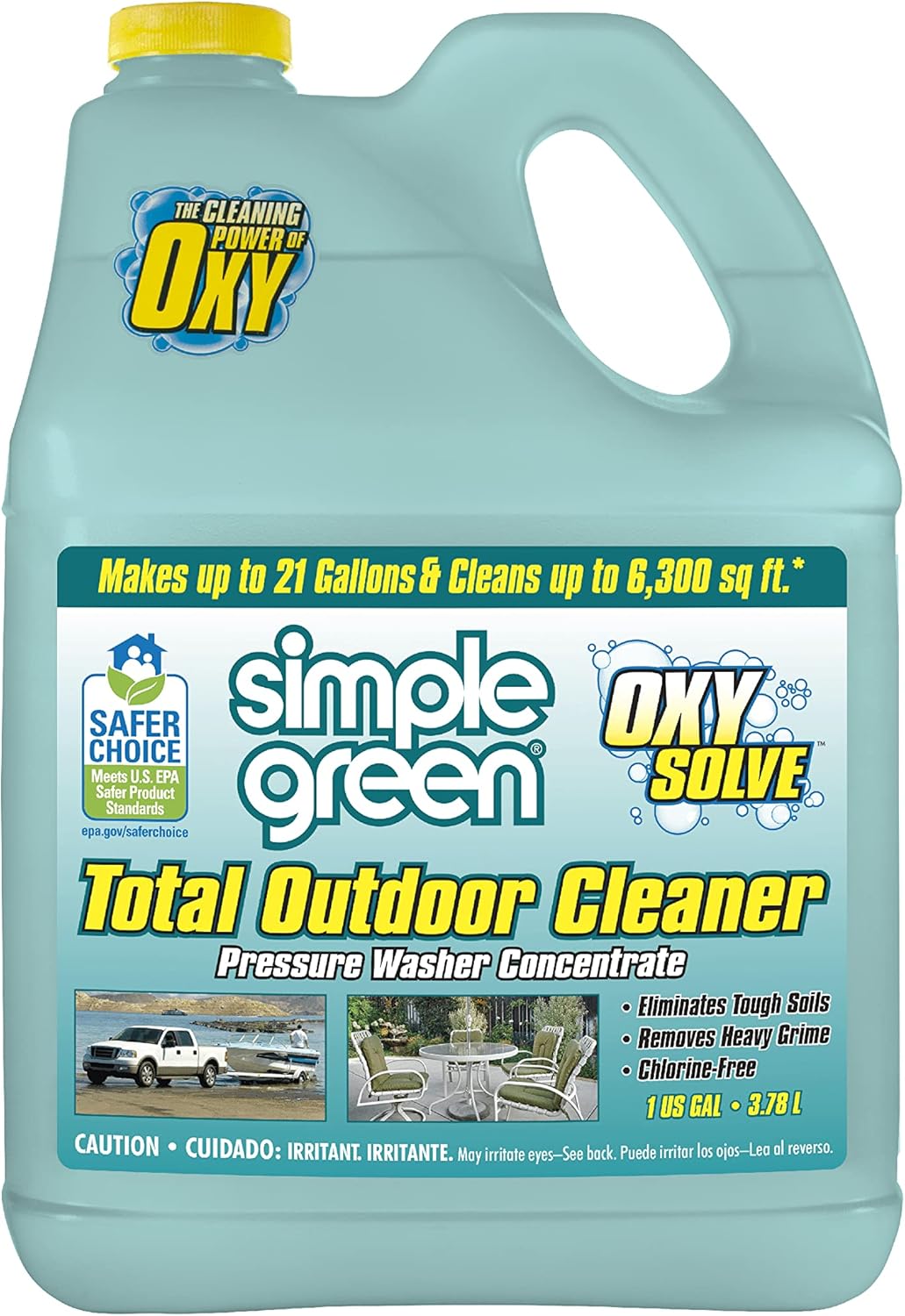 Simple Green Oxy Solve Total Outdoor Pressure Washer Cleaner – 1 Gal