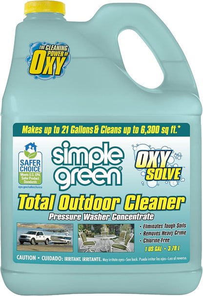 Simple Green Oxy Solve Total Outdoor Pressure Washer Cleaner – 1 Gal