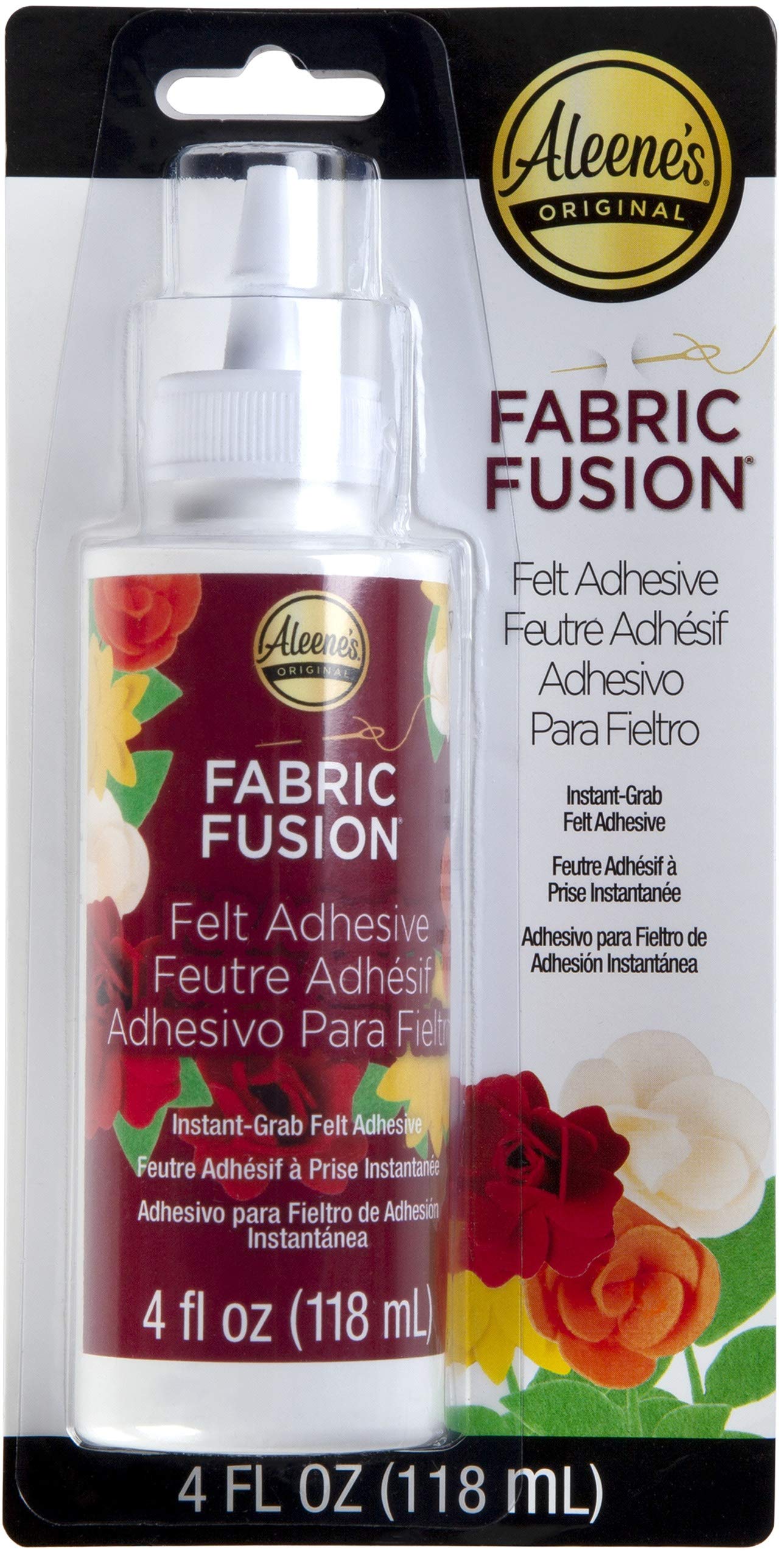 Aleene's Fabric Fusion Permanent Fabric Adhesive 3-Pack, 4 oz.