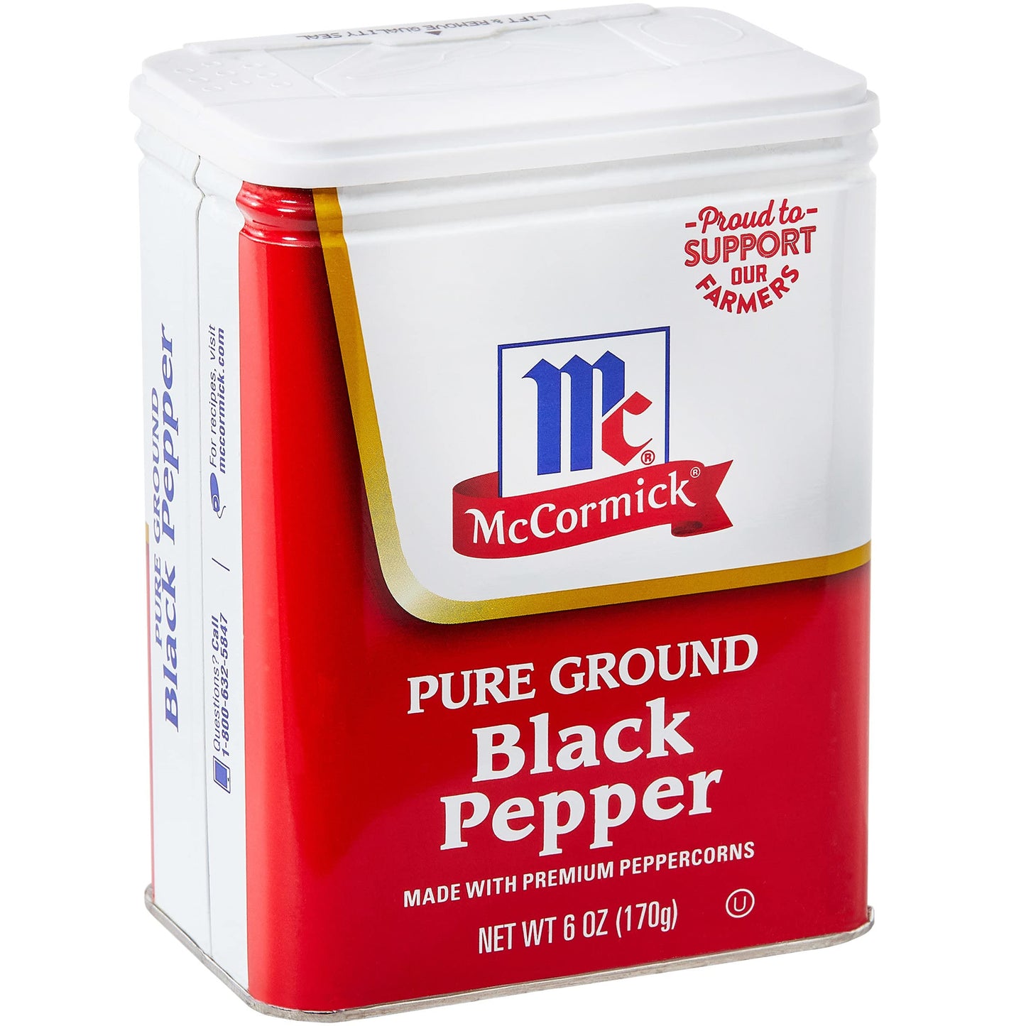 McCormick Pure Ground Black Pepper, 3 oz