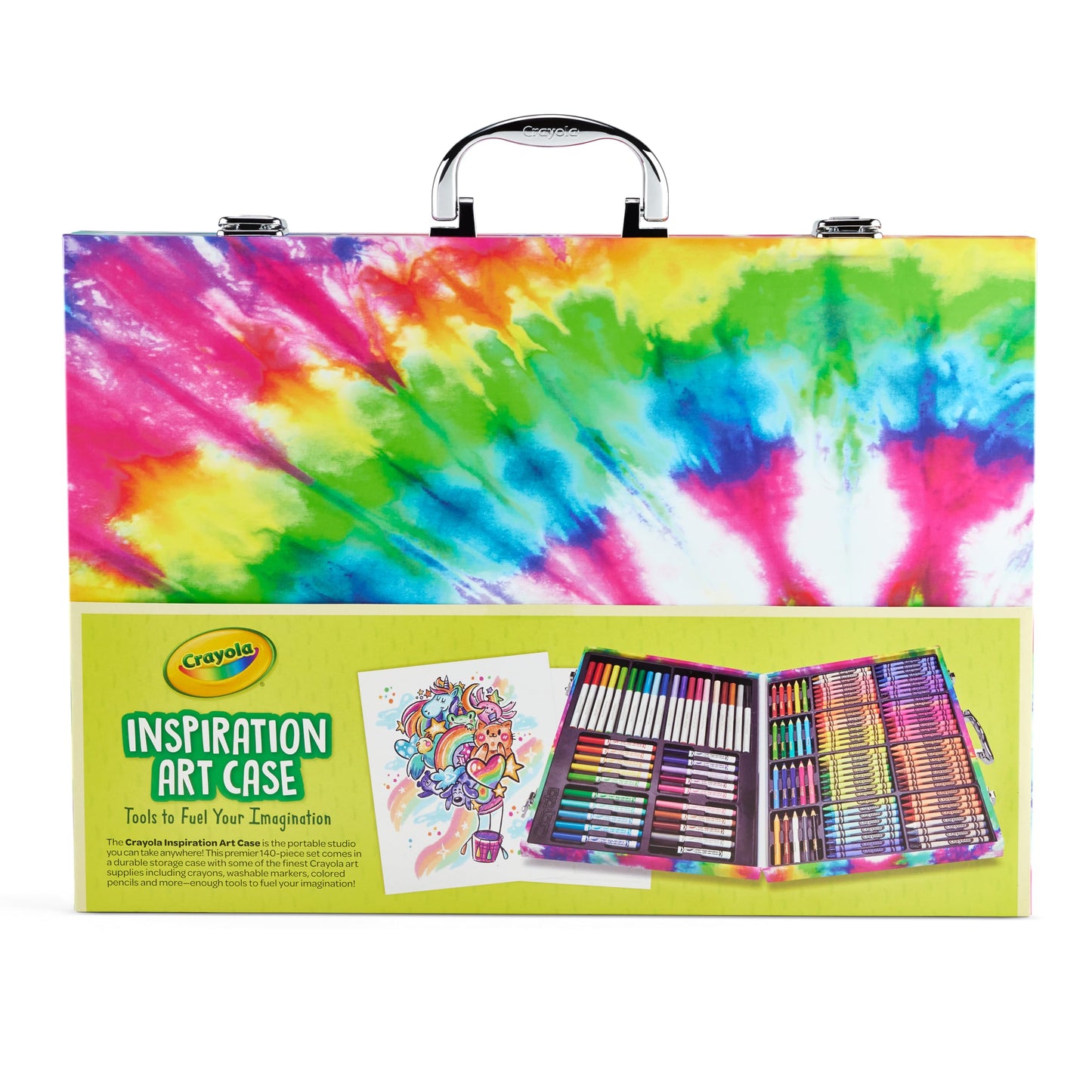 Crayola Inspiration Art Case Coloring Set - Space (140ct), Art Kit For Kids, Toys for Girls & Boys, Art Set, School Supplies, Gifts [Amazon Exclusive]