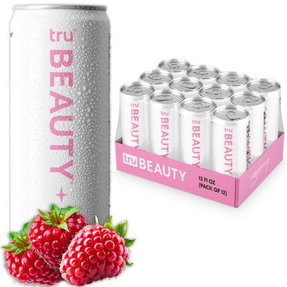 Tru Dream Seltzer, Sleep Aid Calming Drinks with Magnesium, Tart Cherry Fruit Juice Flavored Sparkling Water, Caffeine Free, Kosher, Gluten Free, Vegan, Low Calories, No Sugar Added Beverages, 12oz (Pack of 12)