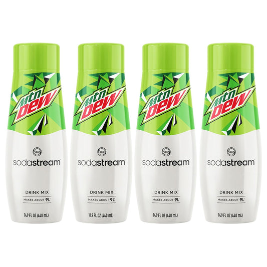 SodaStream® Mountain Dew ® Soda Drink Mix, 14.9 Fl oz. (4 Pack)