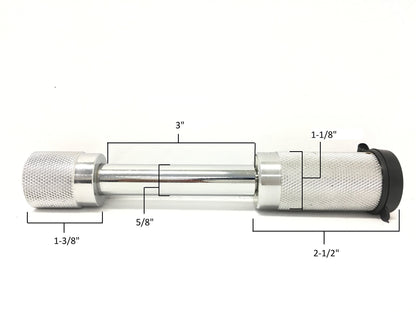 MaxxHaul 70050 Trailer Hitch Lock - Heavy Duty 5/8"- Hitch Locking Receiver Pin With 2 Keys, Chrome