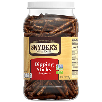 Snyder's of Hanover, Old Fashioned Pretzel Rods, 27 Oz Canister