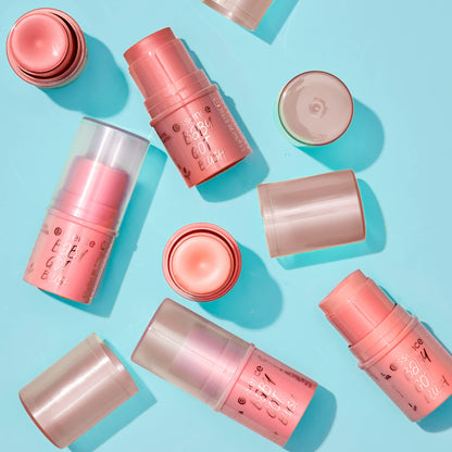 essence | Baby Got Blush | Easy to Apply & Blend Pigmented Cream Blush Stick | Vegan & Cruelty Free | Free From Gluten, Parabens, & Microplastic Particles (20 | Peaches & Cream)