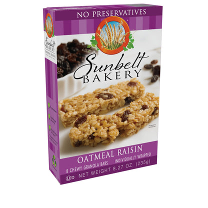 Sunbelt Bakery Oats & Honey Chewy Granola Bars, 15-1.0 OZ Bars (1 Box)