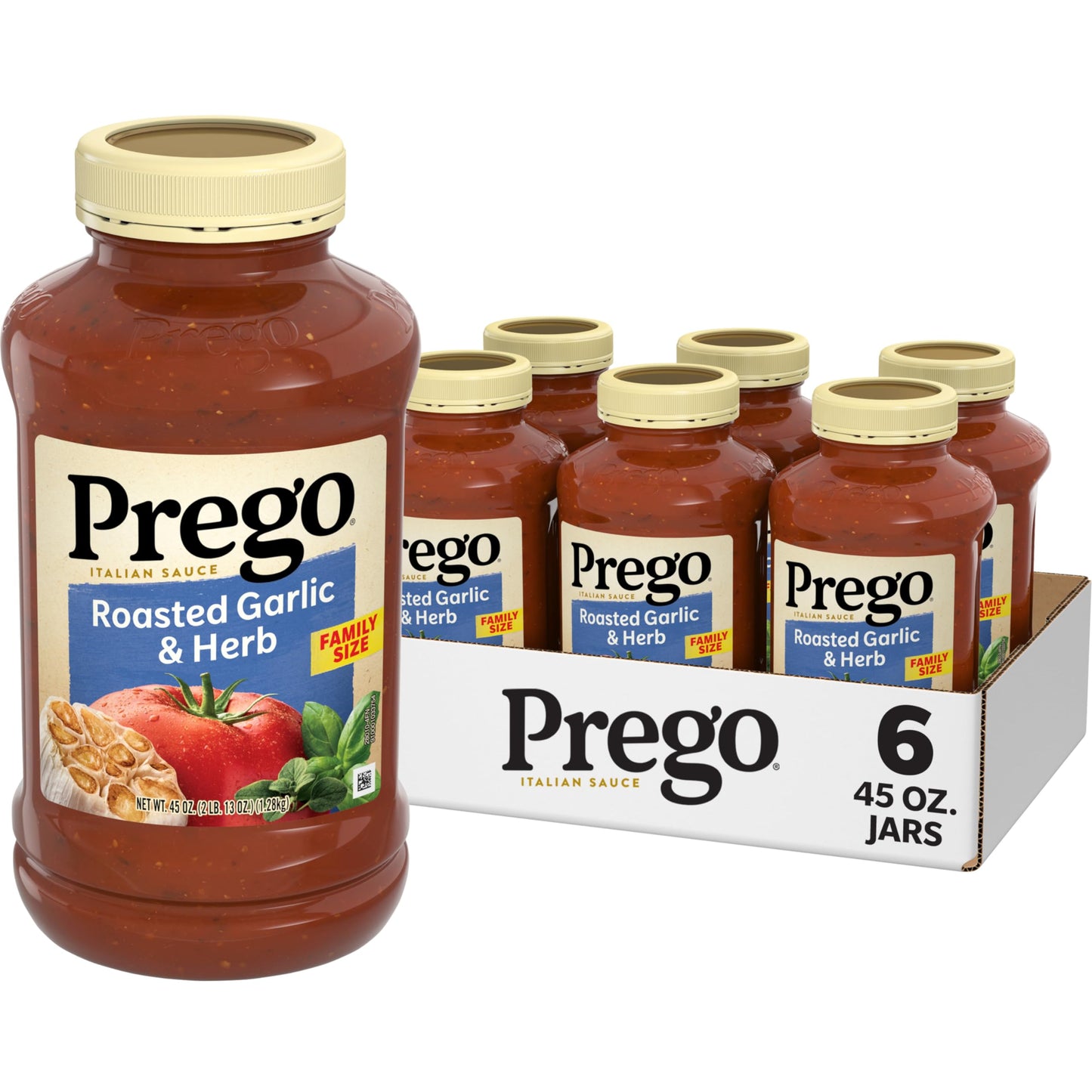 Prego Chunky Tomato with Garlic and Onion Pasta Sauce, 24 Oz Jar