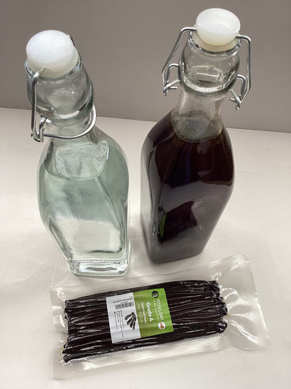 50 Organic Grade A Madagascar Vanilla Beans. Certified USDA Organic for Extract and all things Vanilla by FITNCLEAN VANILLA. ~5" Bulk Fresh Bourbon NON-GMO Pods.