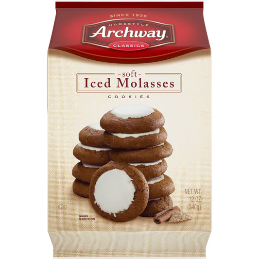 Archway Archway Iced Molasses Cookies, 12 Ounce