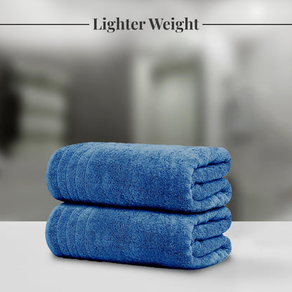 Tens Towels Large Bath Towels, 100% Cotton, 30 x 60 Inches Extra Large Bath Towels, Lighter Weight, Quicker to Dry, Super Absorbent, Perfect Bathroom Towels (Pack of 4)