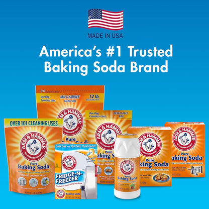 Arm & Hammer Baking Soda, 1 Pound (Pack of 12)