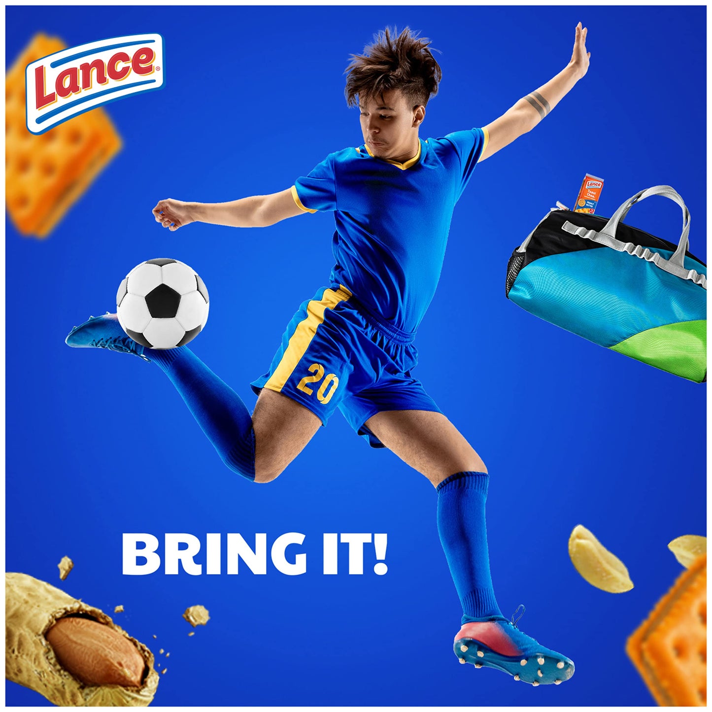 Lance Sandwich Crackers, Captain's Wafer Grilled Cheese, 10 Individual Packs, 6 Sandwiches Each