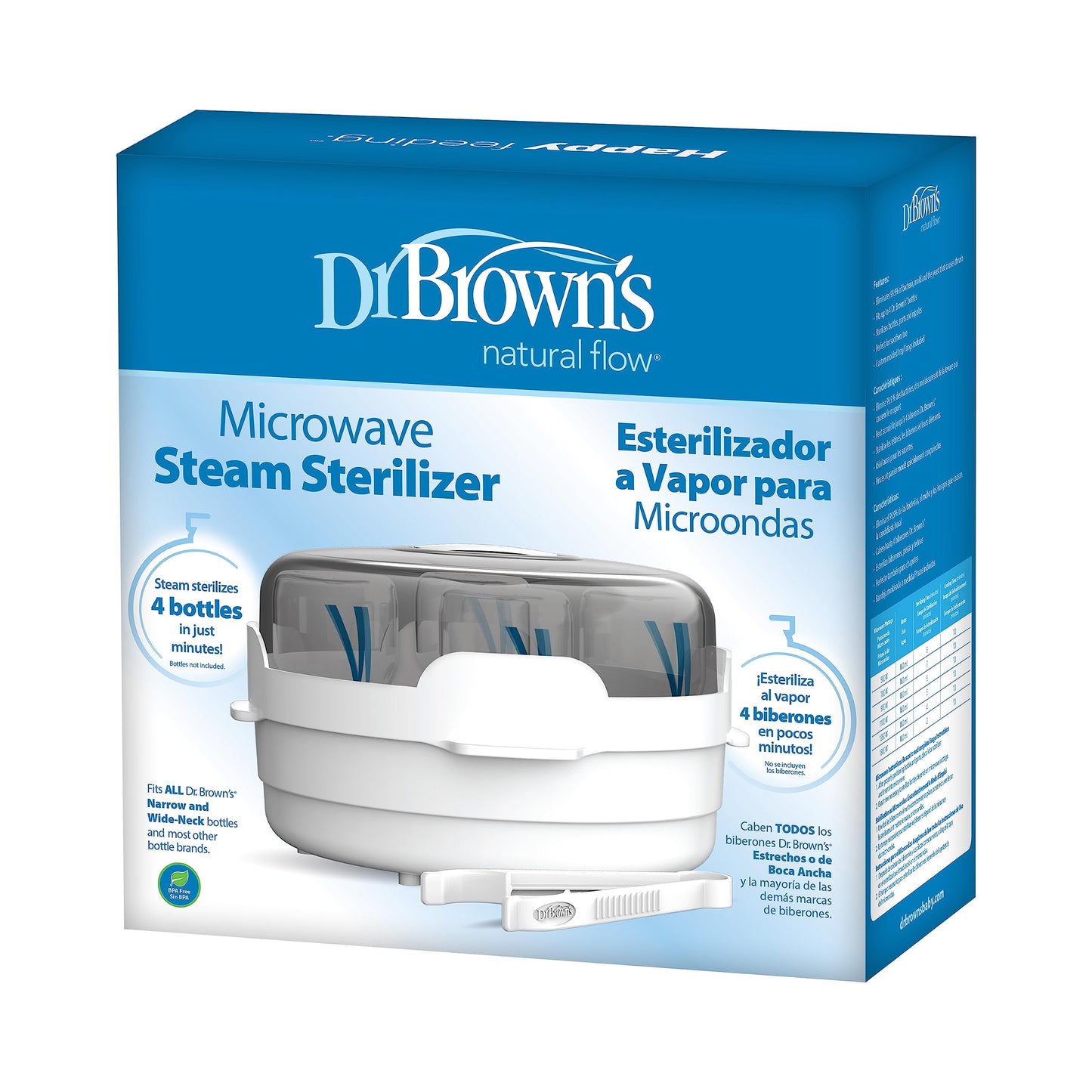 Dr. Brown's All-in-One Sterilizer and Dryer for Baby Bottles, Parts & Other Newborn Essentials