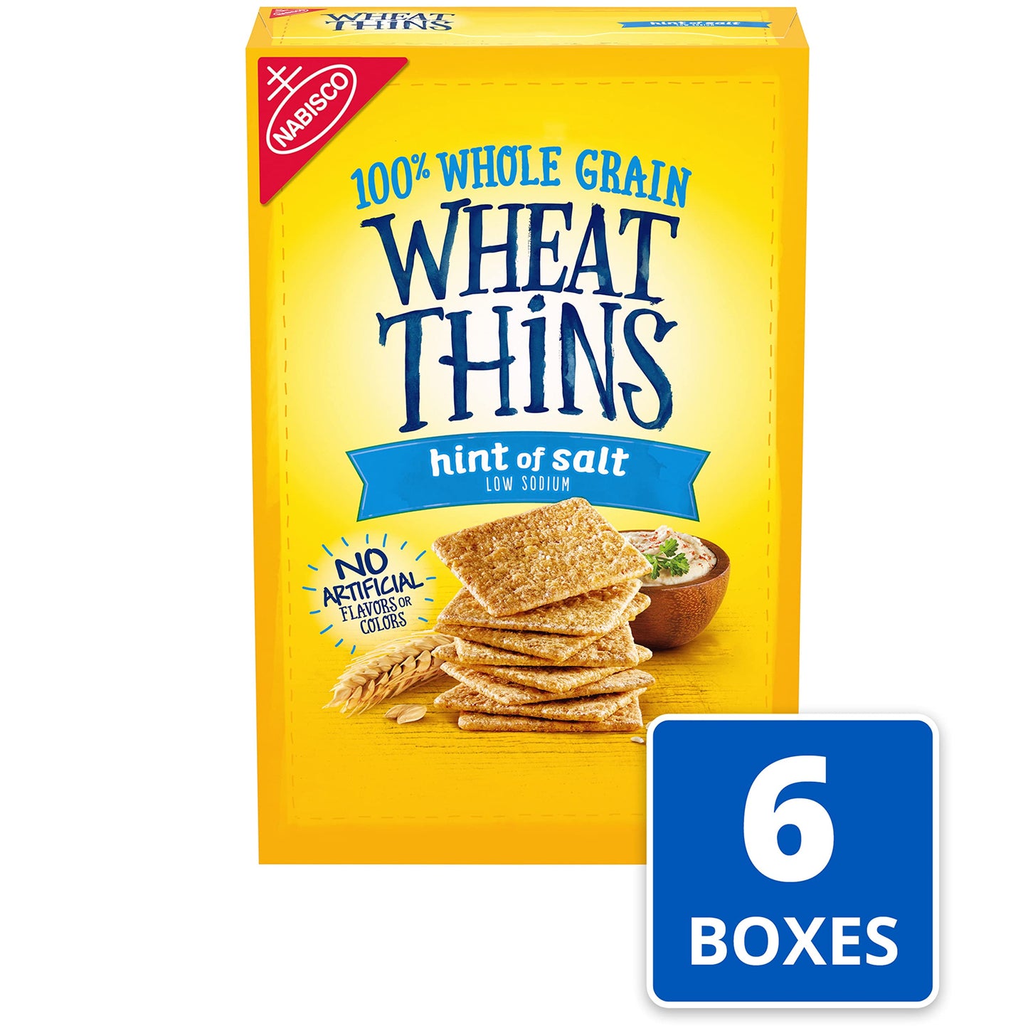 Wheat Thins Original Whole Grain Wheat Crackers, Party Size, 20 oz Box