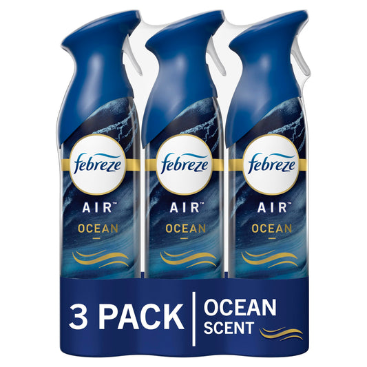 Febreze Air Freshener Spray, Ocean, Odor Eliminator, 8.8 Ounce