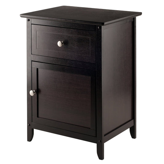 Winsome Eugene Accent Table, 18.9 inches, Espresso