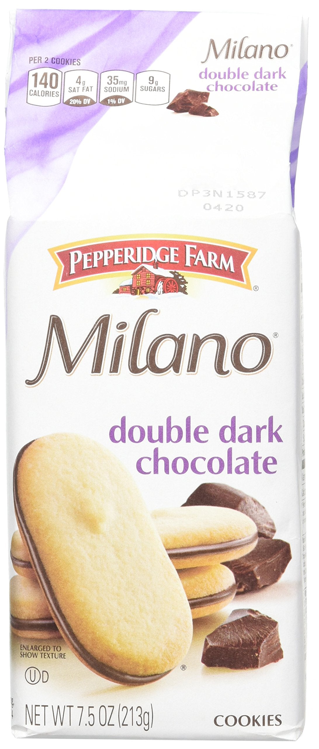 Pepperidge Farm Milano Milk Chocolate Cookies, 6 OZ Bag (15 Cookies)