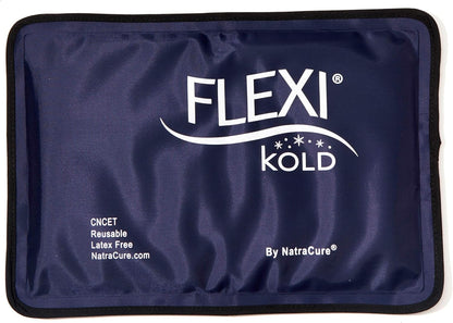 FlexiKold Gel Soft Flexible Ice Packs for Injuries - Reusable Freezer Cold Pack, Cold Compress & Cooling Gel Pad for Face, Shoulder, Hip, Leg, Arm, Ankle & Foot Injury - Medium - 7.5” x 11.5”