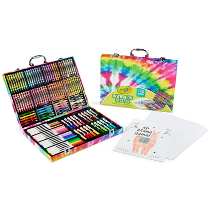 Crayola Inspiration Art Case Coloring Set - Space (140ct), Art Kit For Kids, Toys for Girls & Boys, Art Set, School Supplies, Gifts [Amazon Exclusive]