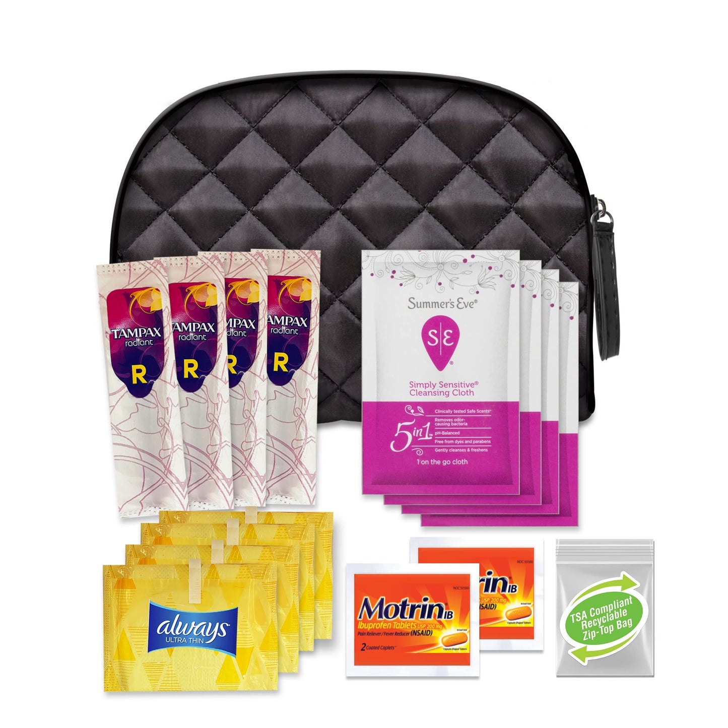 Convenience Kits international 10 PC Deluxe Kit, Featuring: Herbal Essence Argan Oil Hair Care and Body Care Travel-Size Products