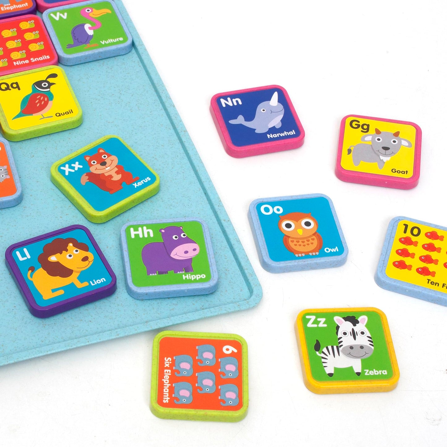 Boley Roo Crew: Learning Magnets - 37 Pieces - Animal & Alphabet Learning, ABC, Toddler & Kids Educational Toy, Preschool Ages 2+