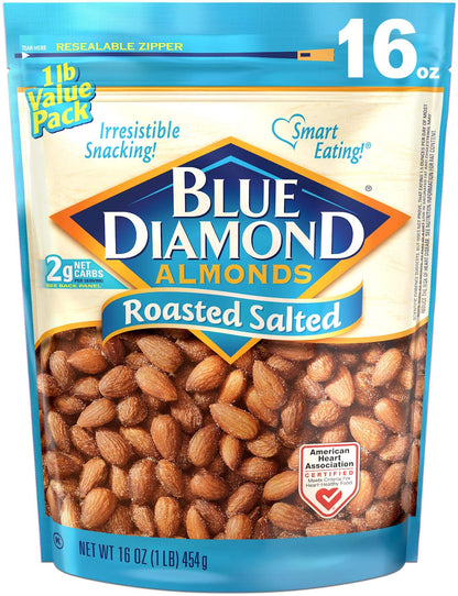 Blue Diamond Almonds Honey Roasted Snack Almonds, Honey Roasted, 1 Pound (Pack of 1)