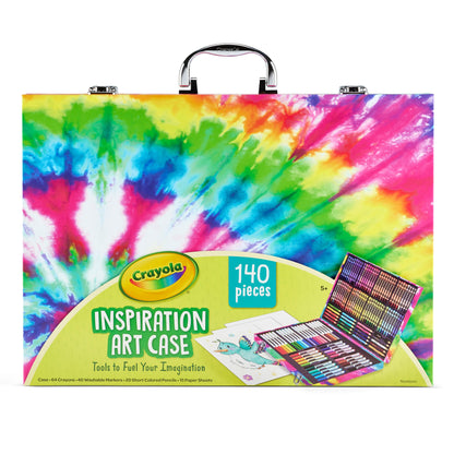 Crayola Inspiration Art Case Coloring Set - Space (140ct), Art Kit For Kids, Toys for Girls & Boys, Art Set, School Supplies, Gifts [Amazon Exclusive]