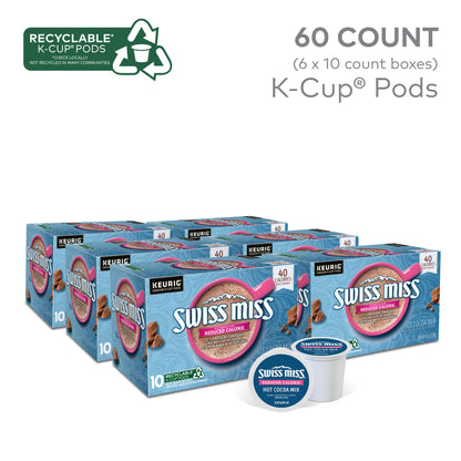 Swiss Miss Milk Chocolate Hot Cocoa, Keurig Single-Serve K-Cup Pods, 44 Count