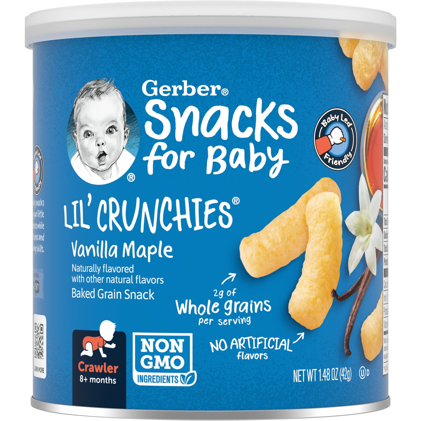 Gerber Snacks for Baby Lil Crunchies, Mild Cheddar, 1.48 Ounce (Pack of 6)