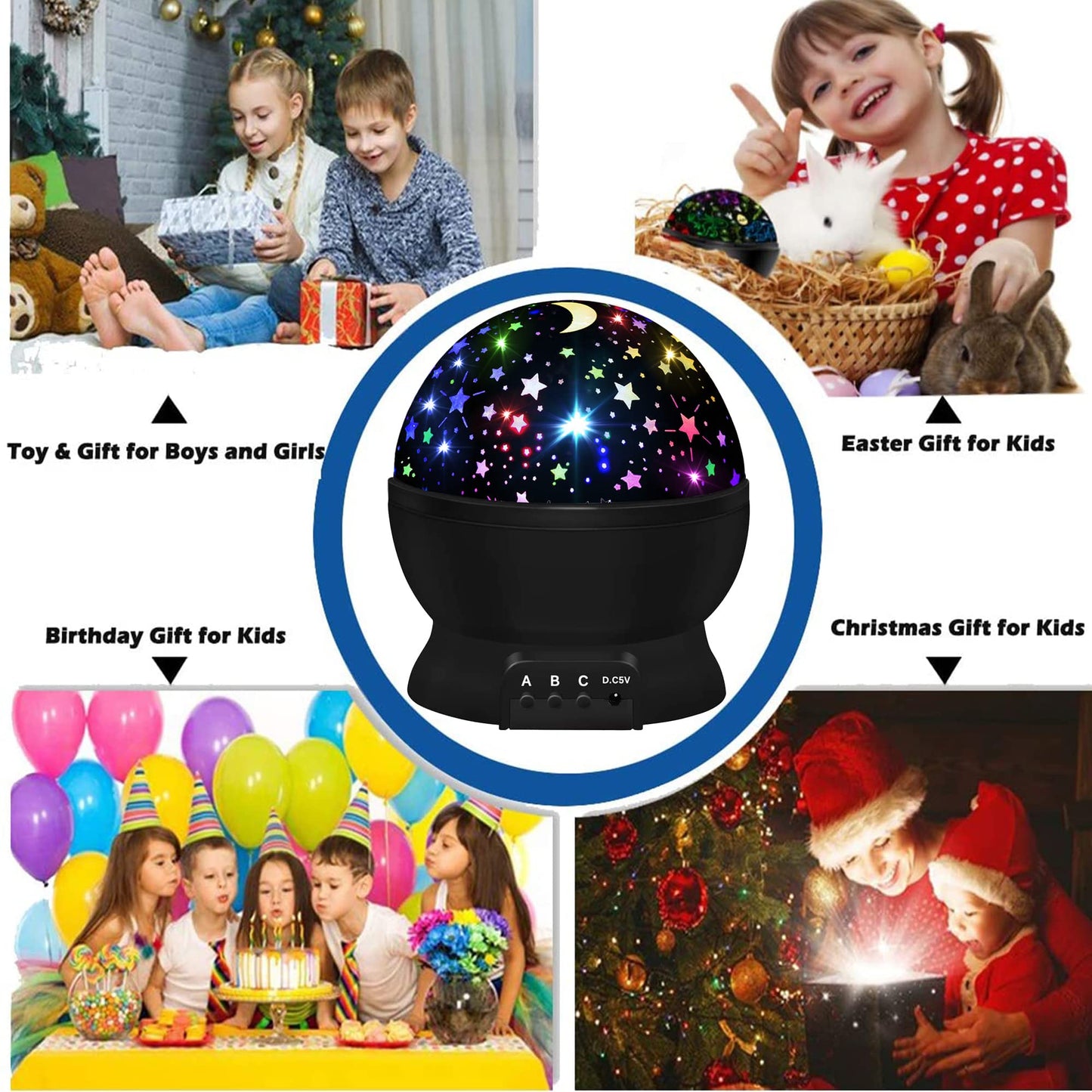 Toys for 1-10 Year Old Girls,Star Projector for Kids 2-9 Year Old Girl Gifts Toys for 3-8 Year Old Girls Christmas Gifts for 4-7 Year Old Boys Sensory Toy Birthday Gifts Stocking Stuffers for Kids