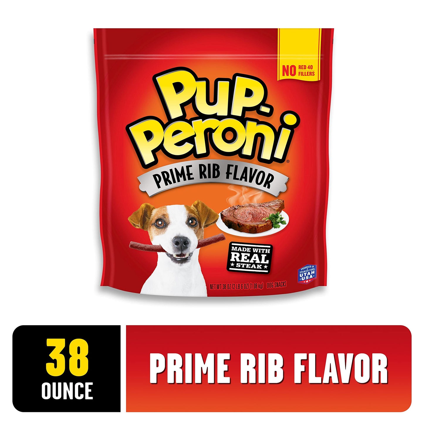 Pup-Peroni Dog Treats, Original Beef Flavor, 22.5 Ounce, Made with Real Beef