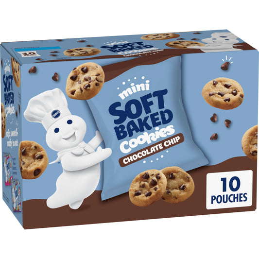 Pillsbury Chocolate Chip Mini Soft Baked Cookies 10 CT