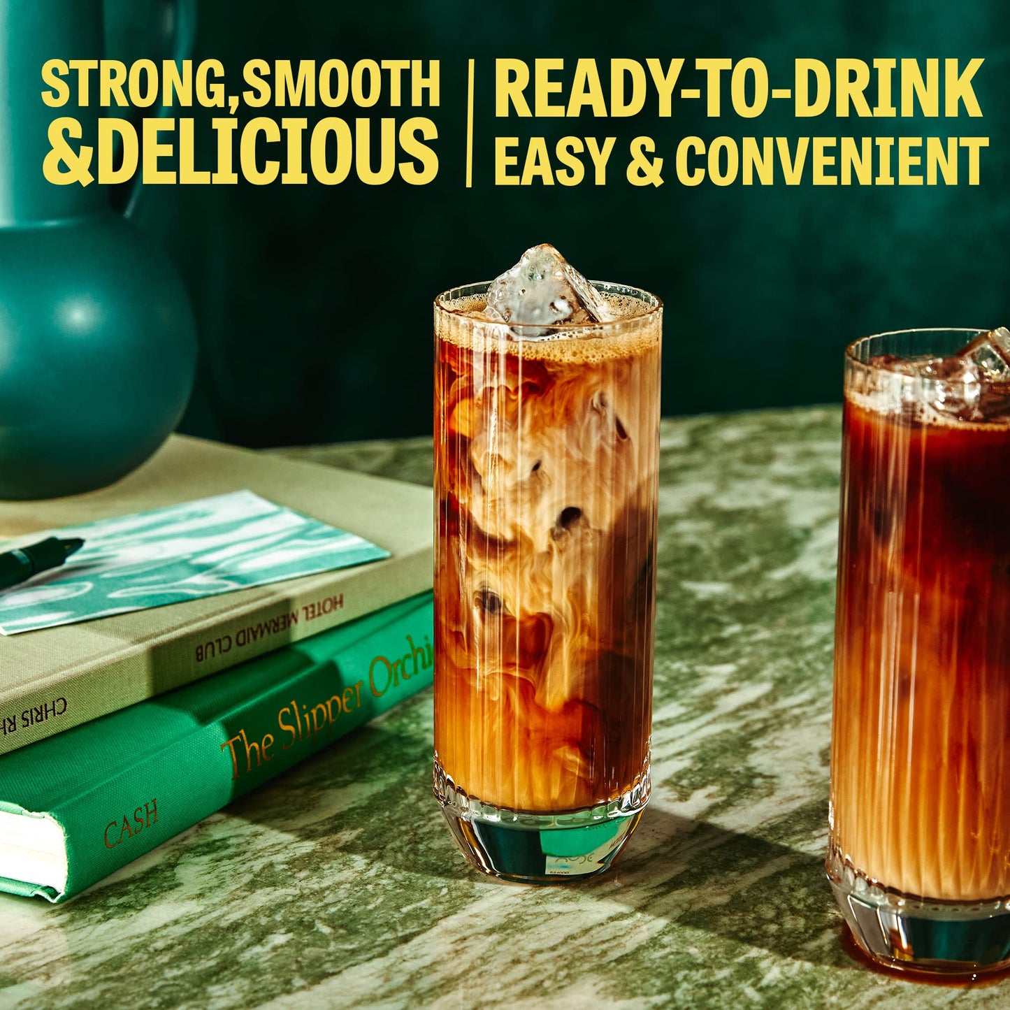 Wandering Bear Straight Black Organic Cold Brew Coffee On Tap, 96 fl oz - Extra Strong, Smooth, Unsweetened, Shelf-Stable, and Ready to Drink Iced Coffee, Cold Brewed Coffee, Cold Coffee