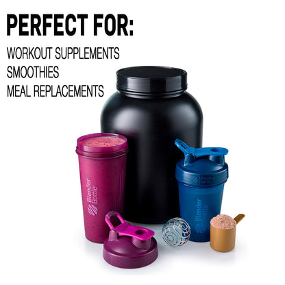 BlenderBottle Classic Shaker Bottle Perfect for Protein Shakes and Pre Workout, 28-Ounce (2 Pack), Moss/Moss and Navy/Navy