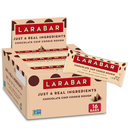 Larabar Chocolate Chip Cookie Dough, Gluten Free Fruit & Nut Bar, 18 Ct